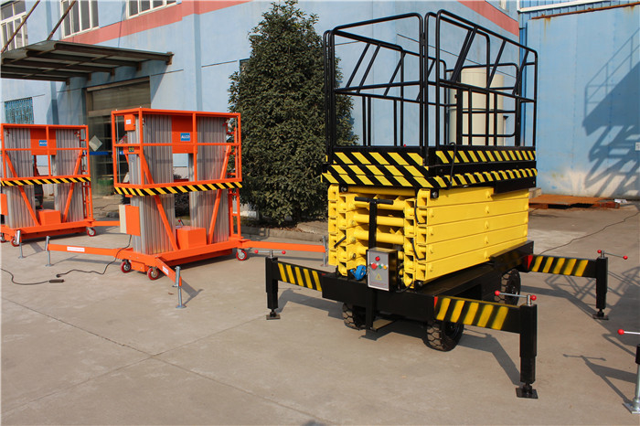 Hydraulic Mobile Scissor Lift heavy duty scissor lift Double Safety