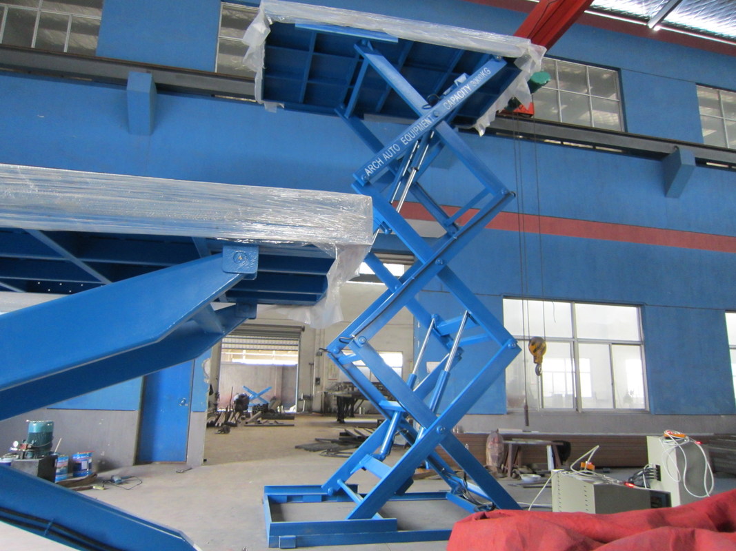 Extension Platform Static Scissor Lift Vertical Lifting From Ground To