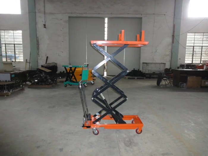Manual Operation Portable Small Scissor Lift Table Tilt Platform Hydraulic