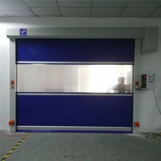 Automatic Open High Speed Door Clean Room Roll Up Doors With Visible Panel