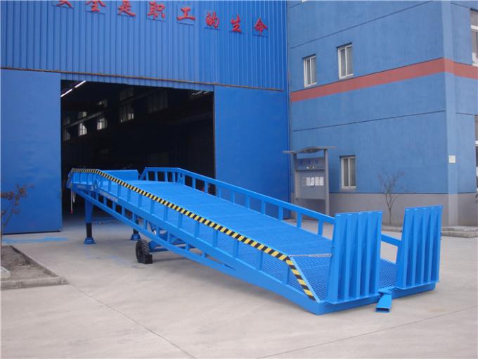 Warehouse Steel Dock Ramps, Yard Ramp For Non Fixed Dock To Loading