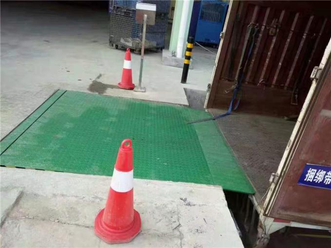 13Ton Loading Dock Ramps Blue Electric Dock Leveler With Full Protected