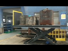 Hydraulic Dock Lift With Electric Super Length Lip Is Testing Load 5T On It