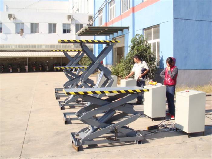 Loading Bay Lifts ,Small Scissor Lift Platform Can Elevate 1000mm