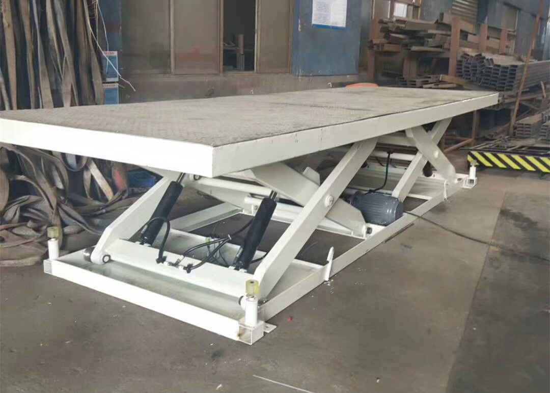 3Tons Double Scissor Hydraulic Lift Table Or Long Size Lift Table 1.6m