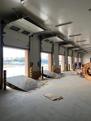 Electric Automatic Open Industrial Sectional Door 0.25m/S Speed