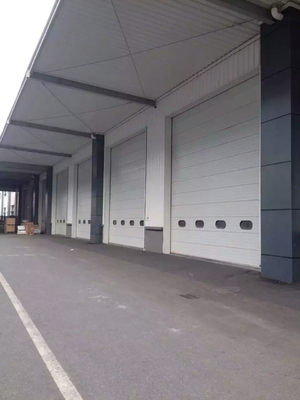 Durable Secure Overhead Sectional Industrial Doors Customized