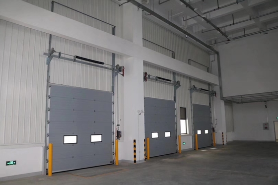 Sectional door gives maximum drive through width and height when open unlike other garage doors