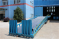 Outdoor Forklift Mobile Yard Ramp With Galvanized Grid Steel Prevent Ramp Rust