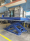Hydraulic Electric Scissor Lift , Dock Lift With Non Skid Checkered Plate And Manual Lap-jointed Plate