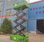 Electric Mobile Scissor Lift Self Propelled Aerial Work Platform 10m Green