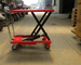 Movable Manual Scissor Lift Table Small Lifting Platform For Logistics Center