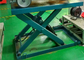 Green Single Scissor Lift,Hydraulic Lift Table With Motorized Lifting 1500mm*1500mm Table Size