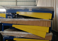 Safety Electric Dock Leveler Hydraulic Loading Systems Dock Levellers Yellow