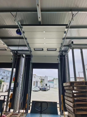 Durable Easy Operate Overhead Sectional Doors Attractive Industrial Entrance