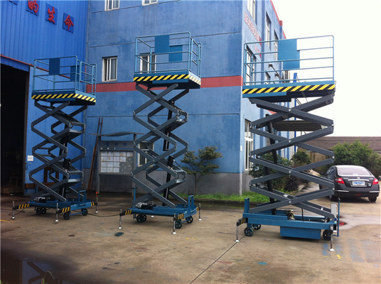 500kg 12m Small Electric Scissor Lift Table Electric Hydraulic Lifting System