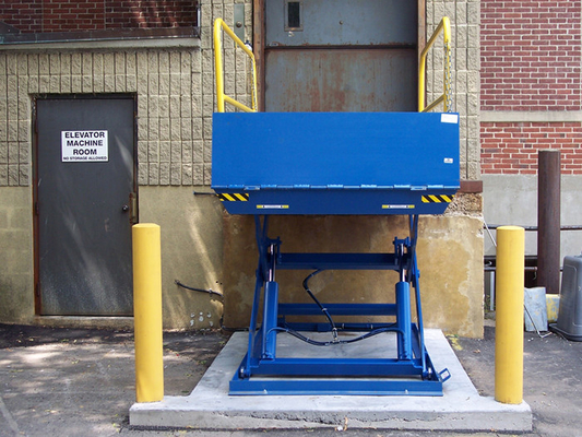 Scissor Hydraulic Dock Lift With Safety Toe Guard Adjustable Height 500mm To1600mm