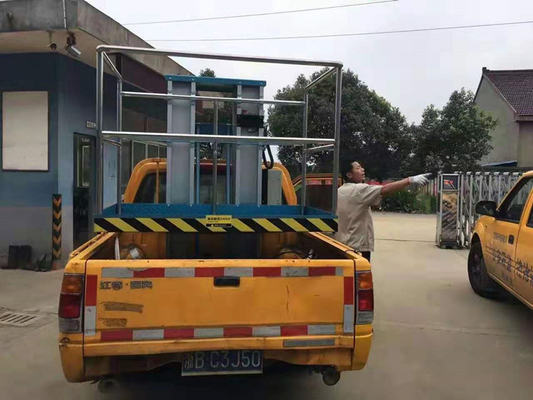 Aluminum Alloy Truck Mounted Scissor Lift For Outdoor Aerial Clean Or Maintenance