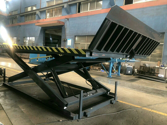 3000kg Load Capacity Anti Skid Face Plate Hydraulic Loading Dock Scissor Lift