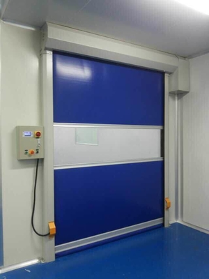 PVC High Speed Door With Frequency Conversion Motor For Clean Room Anti Dust Of Factory