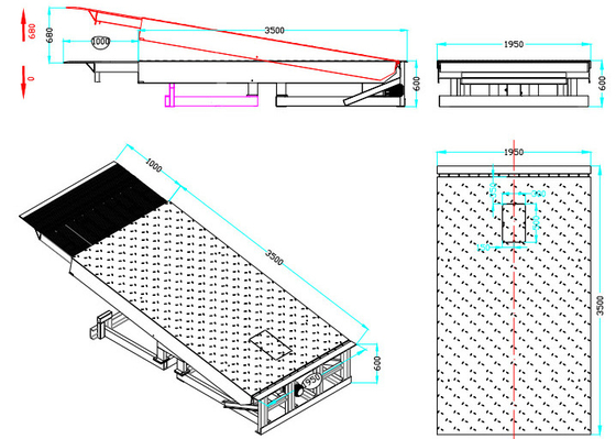 Telescopic Dock Leveler Or Retractable Electric Dock Leveler Suit Each Loading Bay Loading/Unloading
