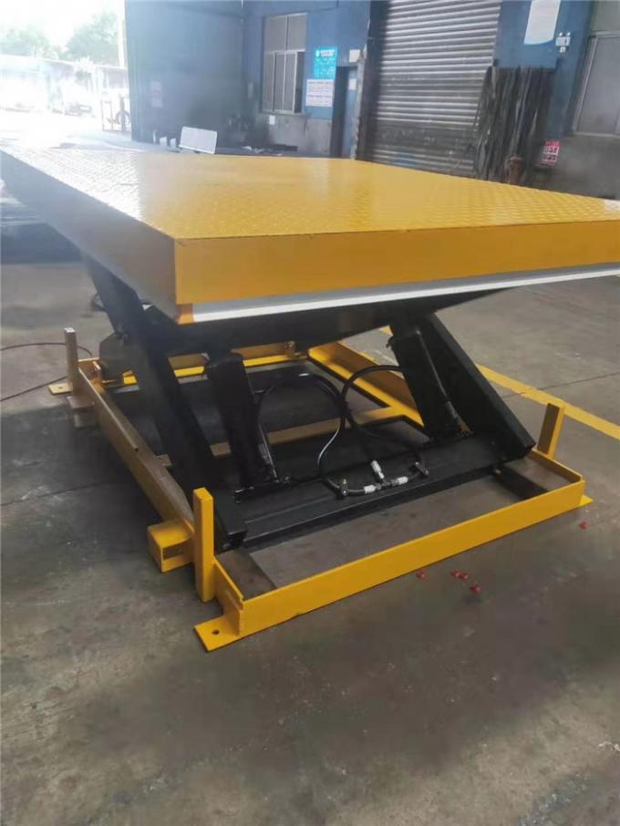 3Ton 4Ton Hydraulic Loading Dock Lift Platforms Use By Electric Control ...