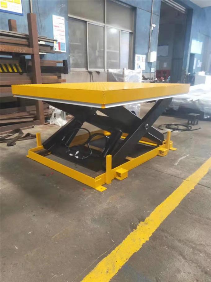 3Ton 4Ton Hydraulic Loading Dock Lift Platforms Use By Electric Control